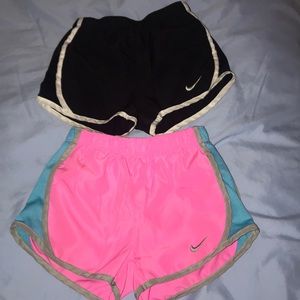 Lot of 2 Girls Nike Running Shorts